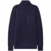 Ma Strum Milano Knit Roll Neck Jumper - True Navy