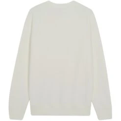 Maison Kitsune Grey Fox Head Patch Classic Sweatshirt - Ecru -Stuarts Fashion Store maison kitsune grey fox head patch classic sweatshirt ecru p59052 866945 image