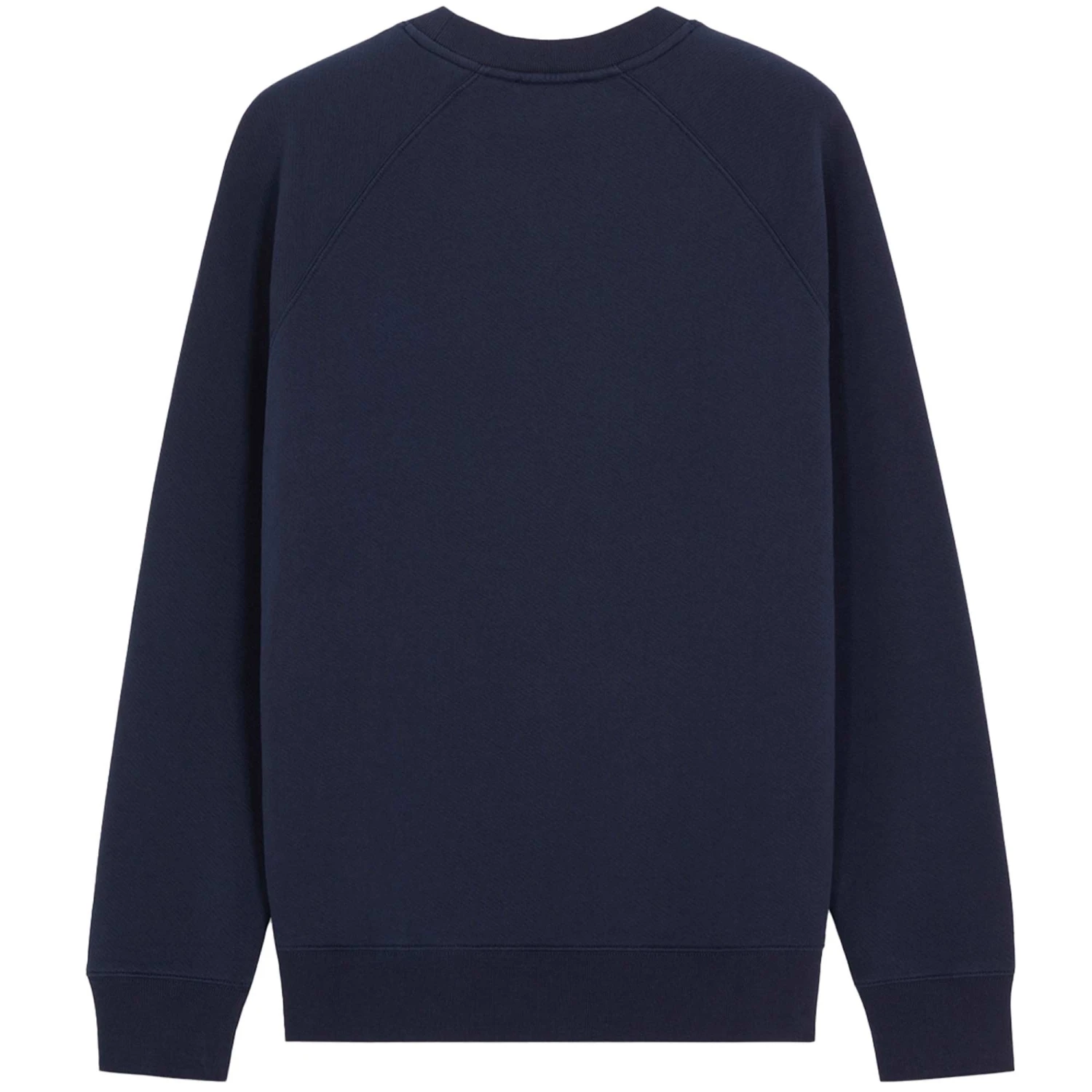 Maison Kitsune Grey Fox Head Patch Classic Sweatshirt - Navy 4 Maison Kitsune Grey Fox Head Patch Classic Sweatshirt - Navy - Image 4