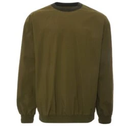 Maison Kitsune Woven Sweatshirt - Khaki
