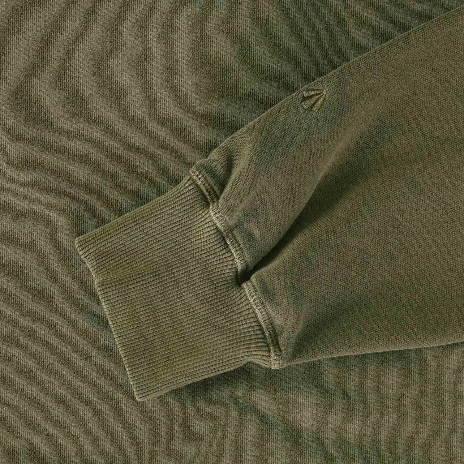 Nigel Cabourn Embroidered Arrow Crew - Green 3 Nigel Cabourn Embroidered Arrow Crew - Green - Image 3
