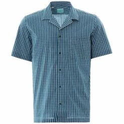 None Of The Above Made In Italy Daytona Short Sleeve Shirt - Green Check