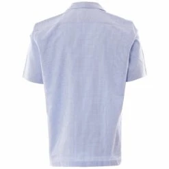 None Of The Above Made In Italy Short Sleeve Shirt - Light Blue -Stuarts Fashion Store none of the above made in italy short sleeve shirt light blue p45997 509977 image