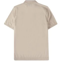 None Of The Above Polo Shirt - Ecru -Stuarts Fashion Store none of the above polo shirt ecru p59083 867497 image