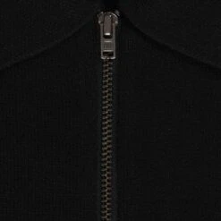 None Of The Above Zip Polo Shirt - Black -Stuarts Fashion Store none of the above zip polo shirt black p59086 867512 image
