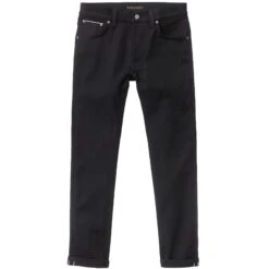 Nudie Jeans Lean Dean Dry Selvage Jeans - Black