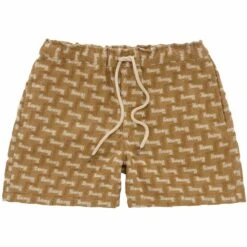 OAS Company Camel Layer Zig Terry Shorts - Camel