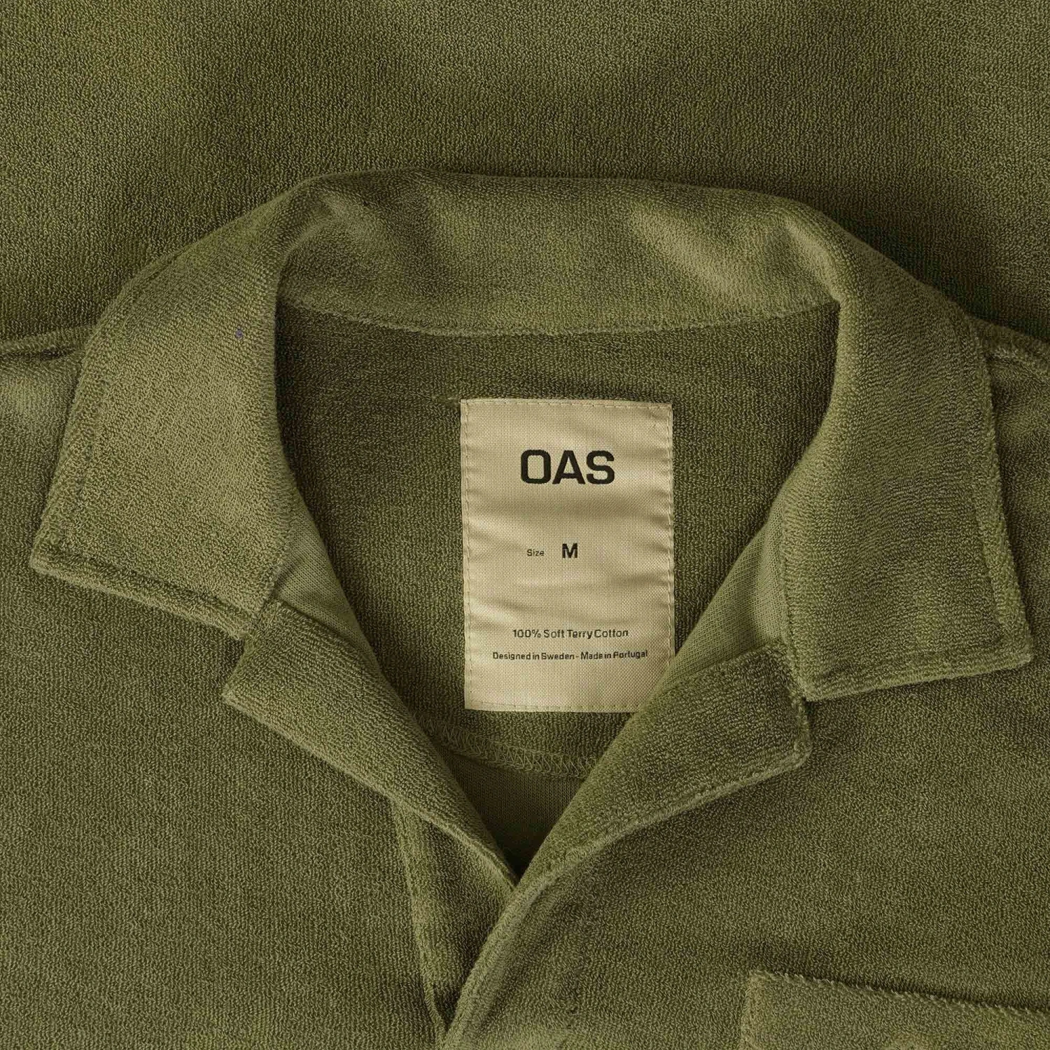 OAS Company Polo Terry Shirt - Khaki 2 OAS Company Polo Terry Shirt - Khaki - Image 2