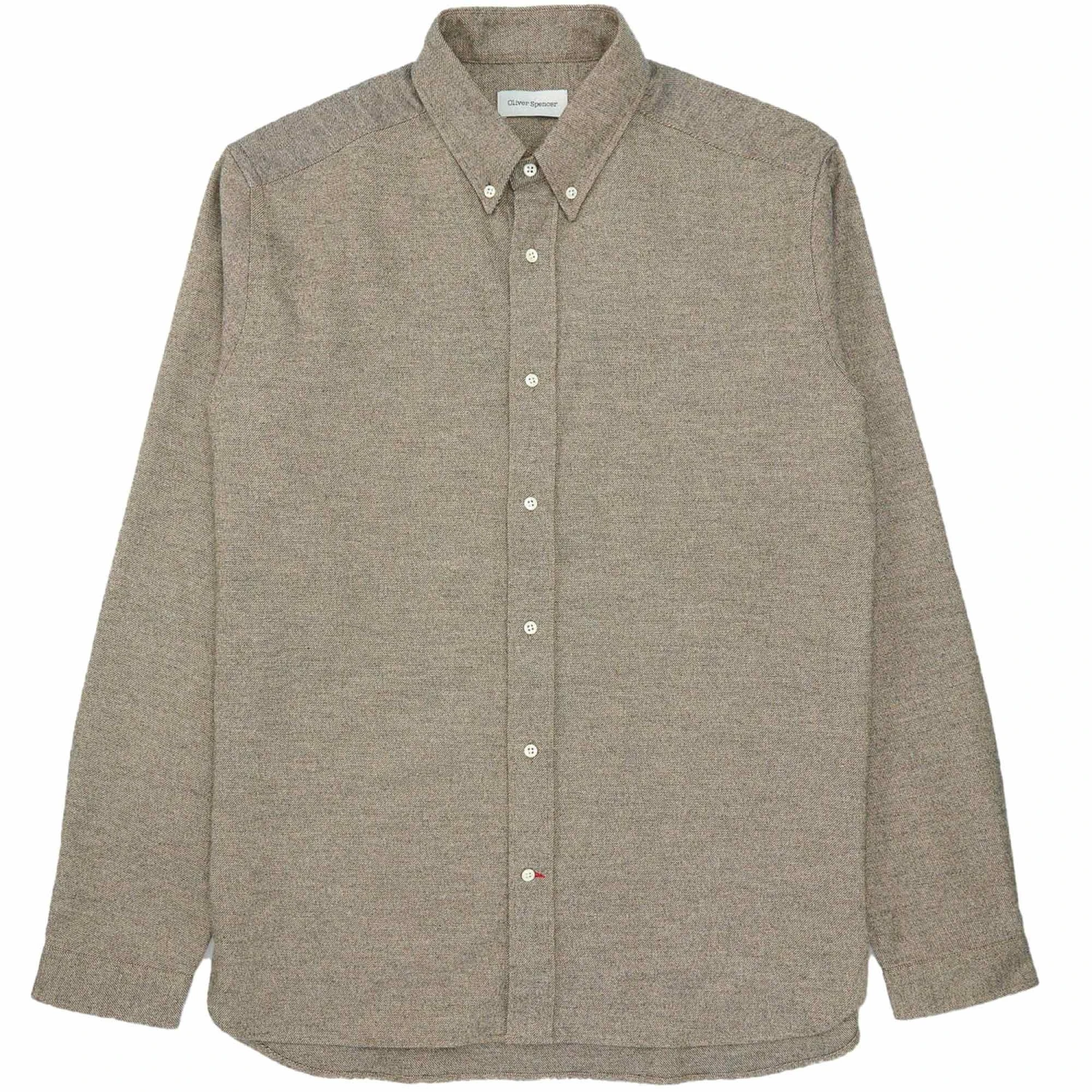 Oliver Spencer Brook Shirt - Rutherford Beige 1 Oliver Spencer Brook Shirt - Rutherford Beige