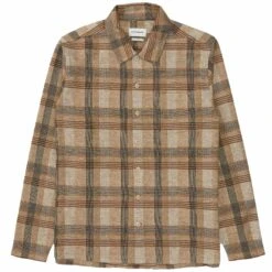 Oliver Spencer Long Sleeve Riviera Jersey Shirt - Reynolds Beige