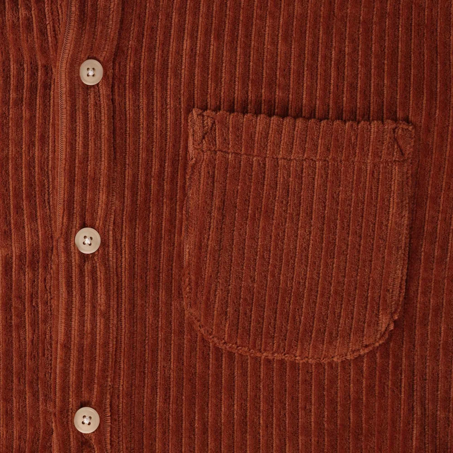 Oliver Spencer Riviera Short Sleeve Jersey Shirt - Burnt Orange 3 Oliver Spencer Riviera Short Sleeve Jersey Shirt - Burnt Orange - Image 3