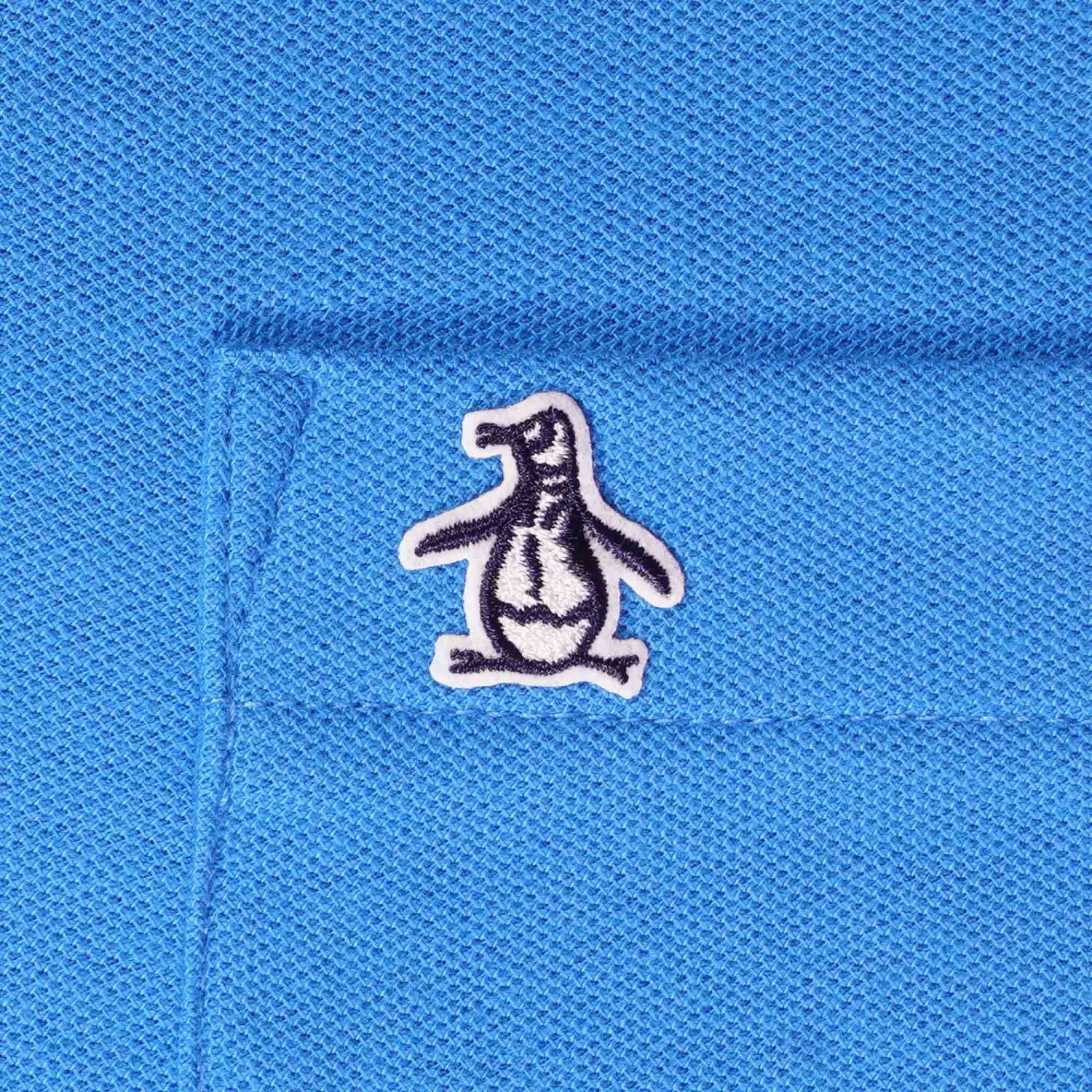 Original Penguin Earl Organic Cotton Polo Shirt - French Blue 3 Original Penguin Earl Organic Cotton Polo Shirt - French Blue - Image 3