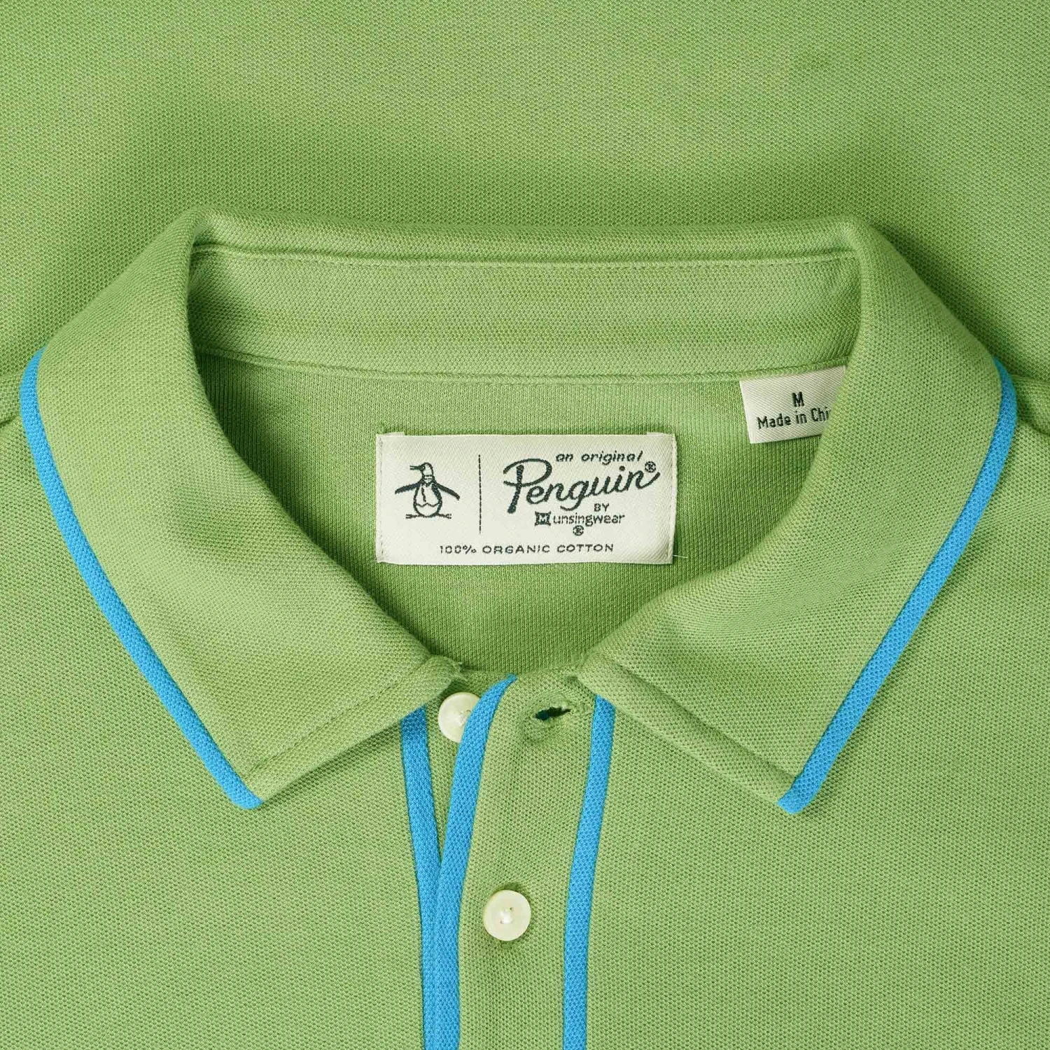Original Penguin Earl Organic Cotton Polo Shirt - Kashmir Green 2 Original Penguin Earl Organic Cotton Polo Shirt - Kashmir Green - Image 2