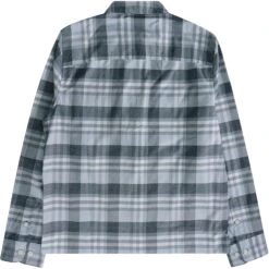 Original Penguin Plaid Stretch Zip Shirt - Cerulean -Stuarts Fashion Store original penguin plaid stretch zip shirt cerulean p55479 815303 image