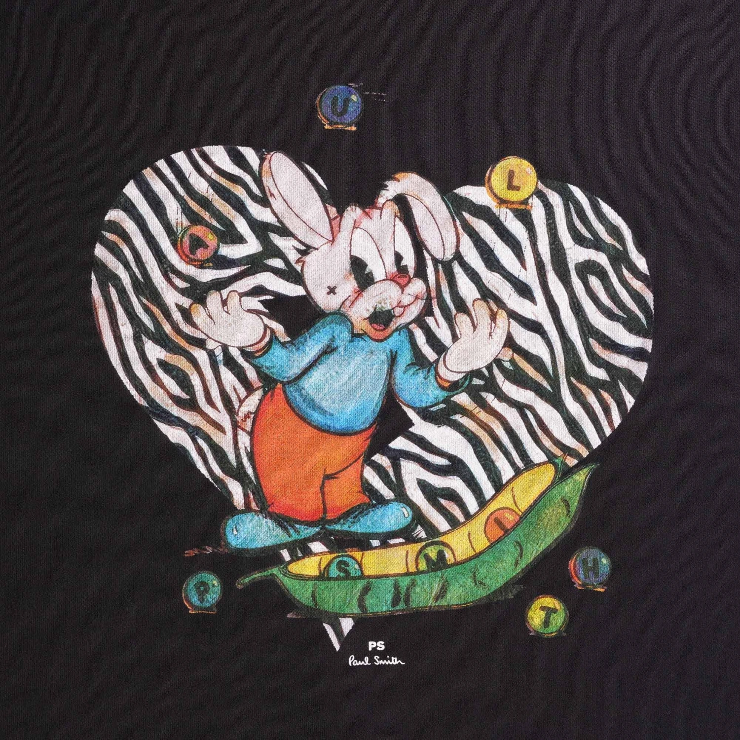 Paul Smith Bunny Heart Sweatshirt - Black 3 Paul Smith Bunny Heart Sweatshirt - Black - Image 3