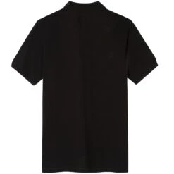 Paul Smith Cotton-Piqué Zebra Polo Shirt - Black -Stuarts Fashion Store paul smith cotton pique zebra polo shirt black p59289 874762 image