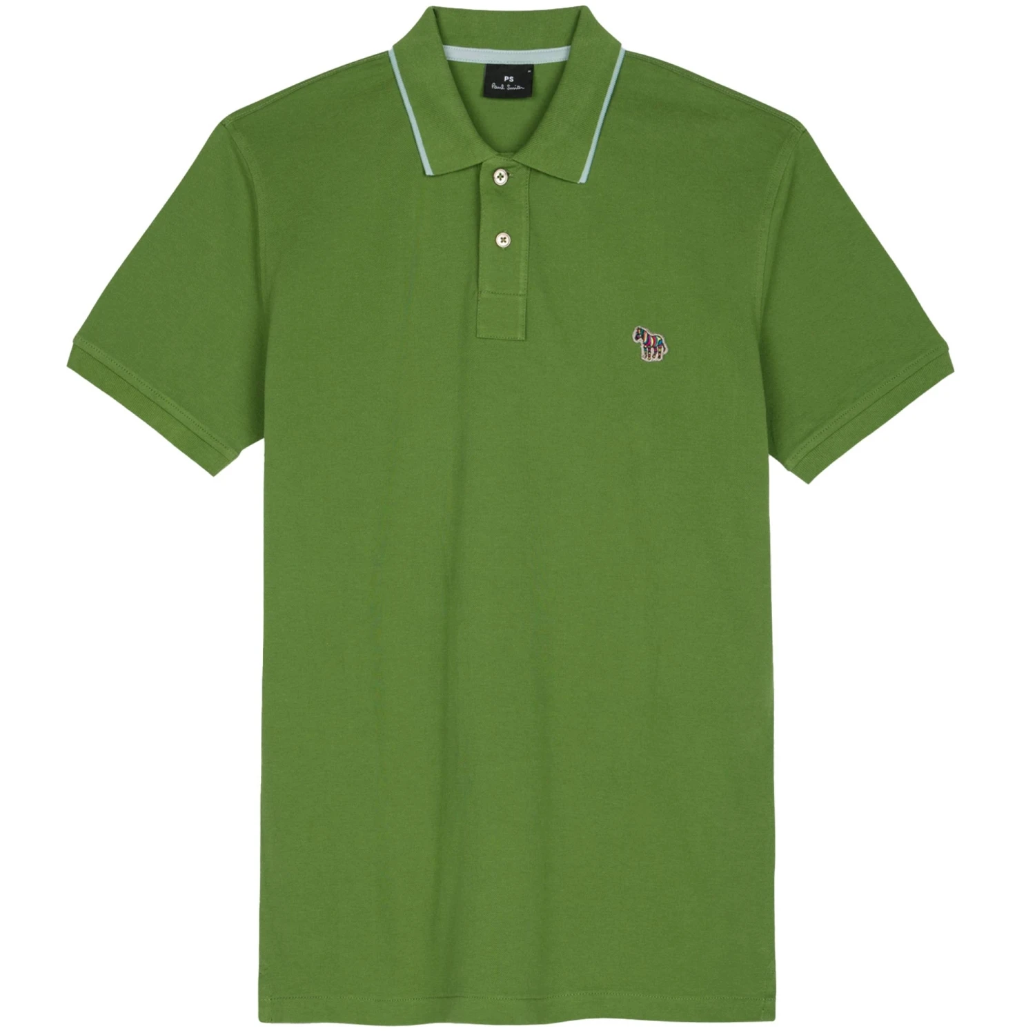 Paul Smith Slim-Fit Zebra Logo Polo Shirt - Emerald 1 Paul Smith Slim-Fit Zebra Logo Polo Shirt - Emerald