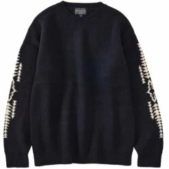 Pendleton Woolen Mills Crewneck Wool Pullover - Black