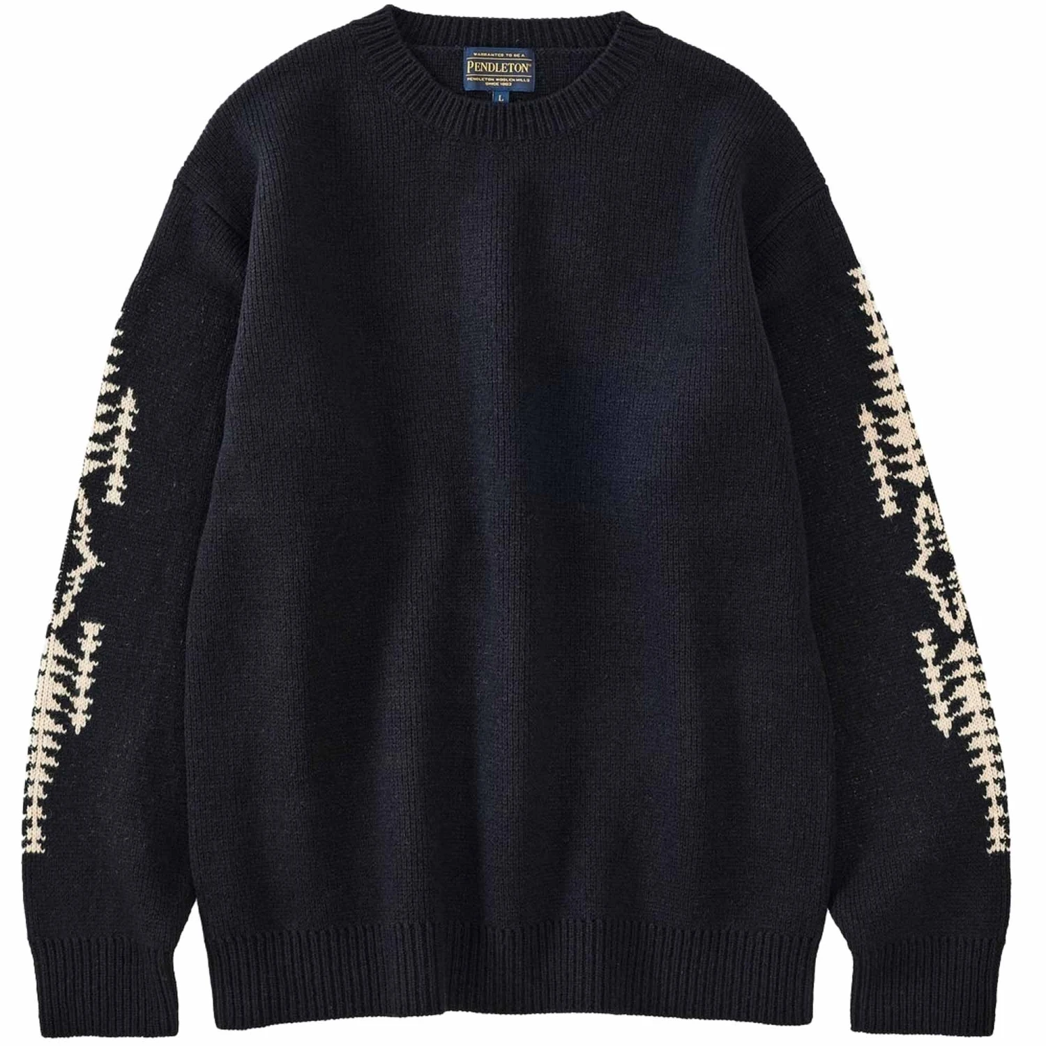 Pendleton Woolen Mills Crewneck Wool Pullover - Black 1 Pendleton Woolen Mills Crewneck Wool Pullover - Black