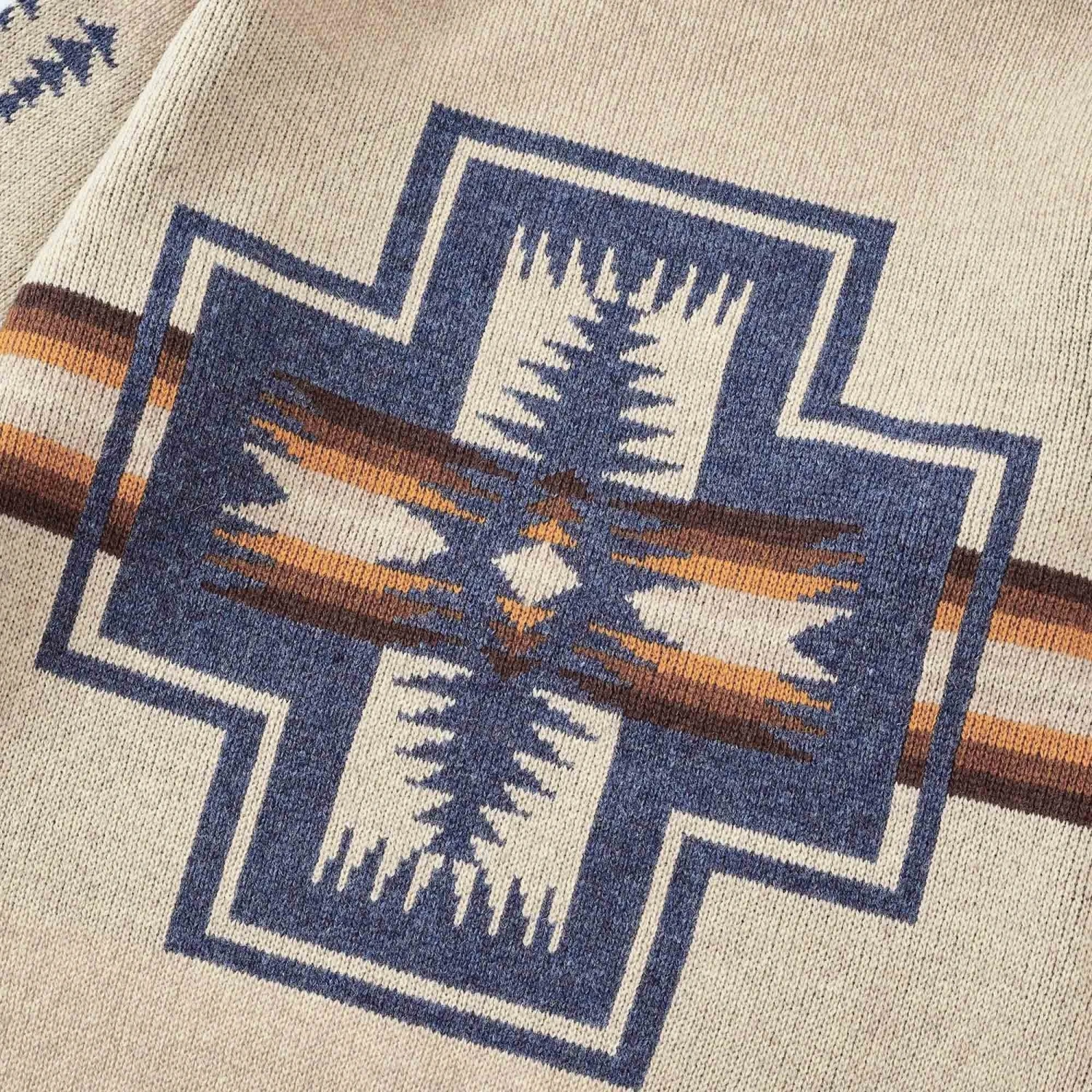 Pendleton Woolen Mills Crewneck Wool Pullover - Ivory 3 Pendleton Woolen Mills Crewneck Wool Pullover - Ivory - Image 3