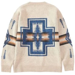 Pendleton Woolen Mills Crewneck Wool Pullover - Ivory 9 Pendleton Woolen Mills Crewneck Wool Pullover - Ivory -Stuarts Fashion Store pendleton woolen mills crewneck wool pullover ivory p61114 906926 image