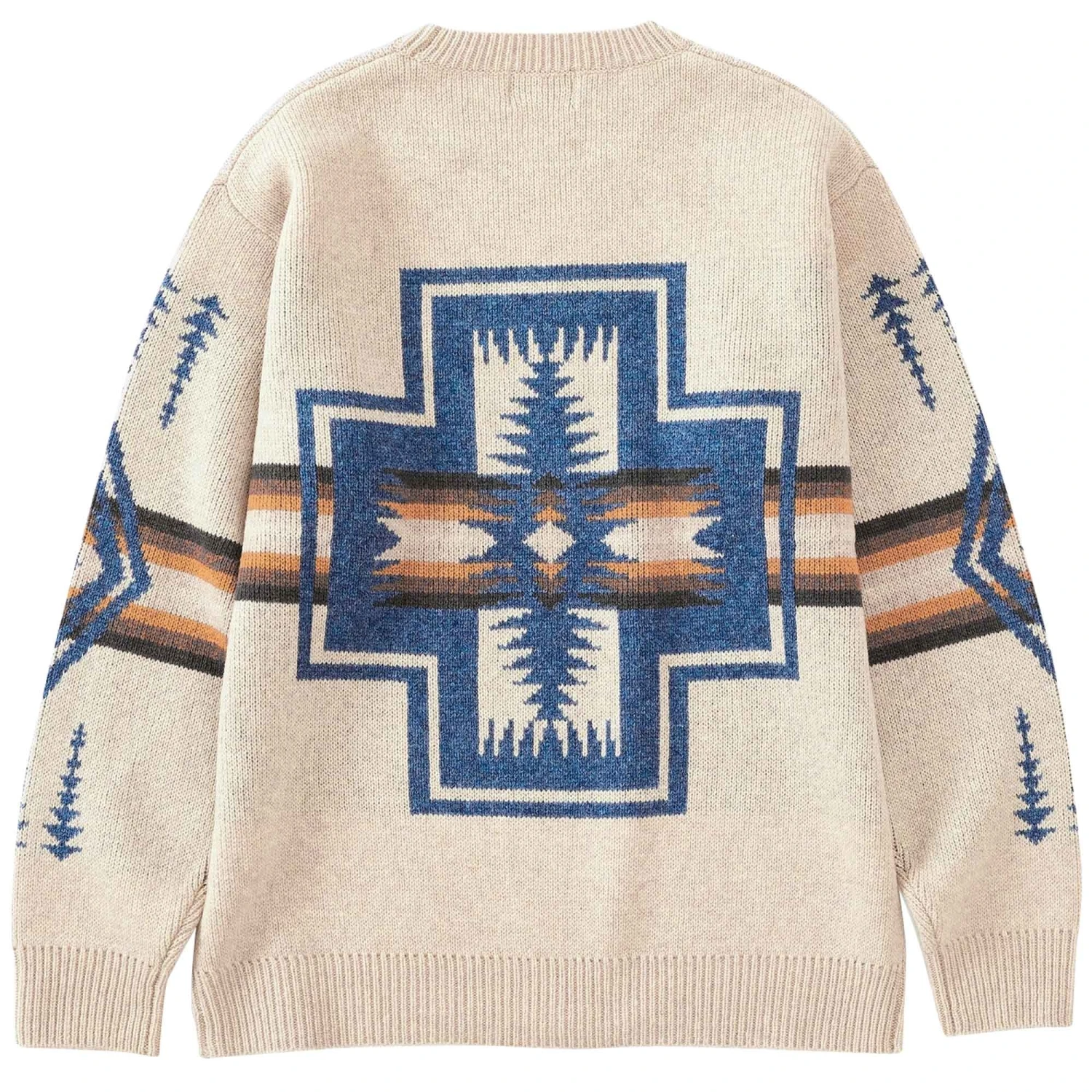 Pendleton Woolen Mills Crewneck Wool Pullover - Ivory 5 Pendleton Woolen Mills Crewneck Wool Pullover - Ivory - Image 5