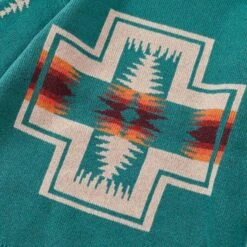 Pendleton Woolen Mills Crewneck Wool Pullover - Turquoise Harding 8 Pendleton Woolen Mills Crewneck Wool Pullover - Turquoise Harding -Stuarts Fashion Store pendleton woolen mills crewneck wool pullover turquoise harding p61115 906838 image