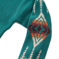 Pendleton Woolen Mills Crewneck Wool Pullover - Turquoise Harding 9 Pendleton Woolen Mills Crewneck Wool Pullover - Turquoise Harding -Stuarts Fashion Store pendleton woolen mills crewneck wool pullover turquoise harding p61115 906842 image