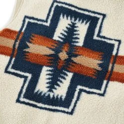 Pendleton Woolen Mills Unisex Boa Stand Vest - Ivory -Stuarts Fashion Store pendleton woolen mills unisex boa stand vest ivory p61111 906902 image