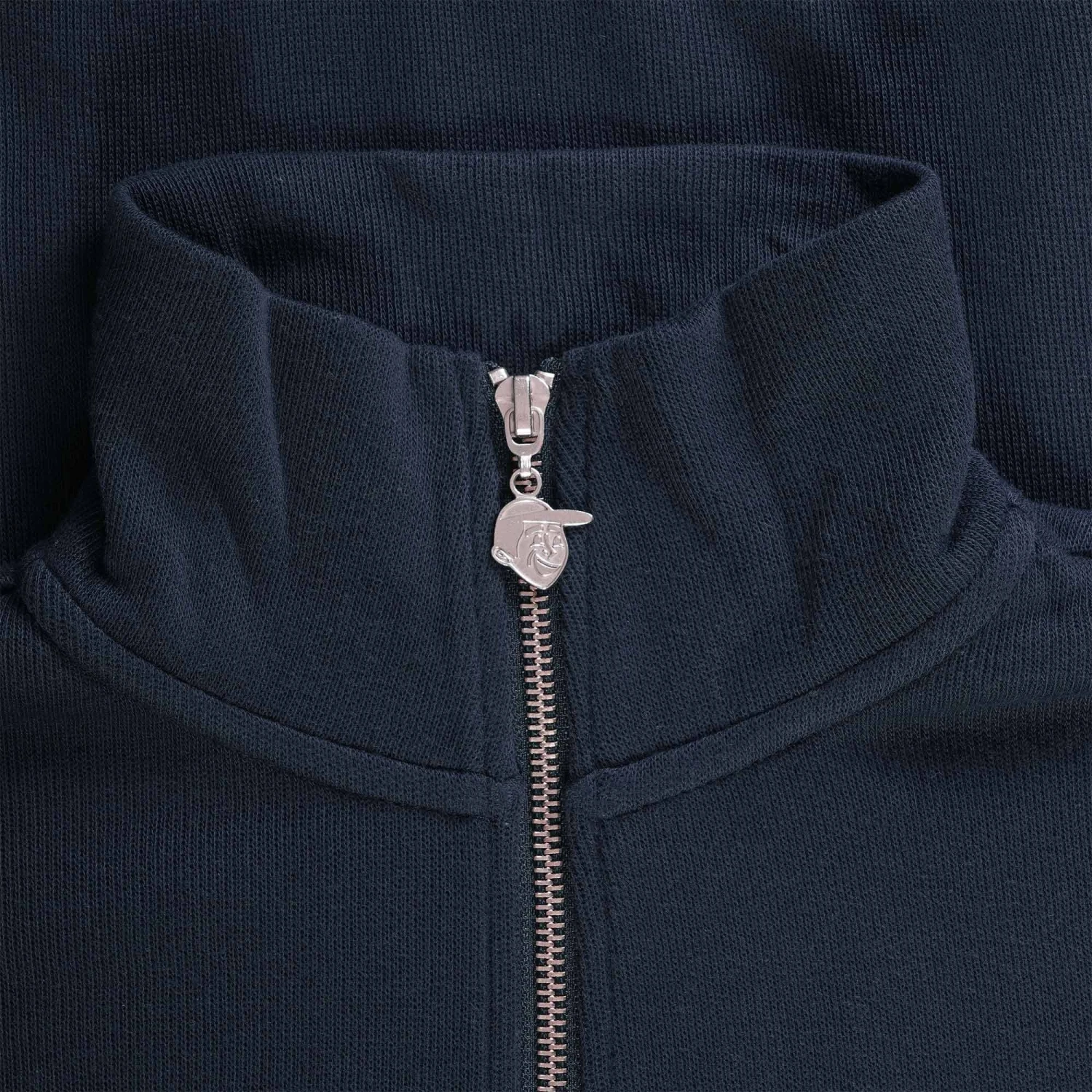 Pompeii Naval Zipper Sweatshirt - Navy 2 Pompeii Naval Zipper Sweatshirt - Navy - Image 2