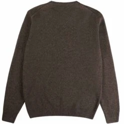 Pringle Of Scotland Round Neck Jumper - Dark Brown 7 Pringle Of Scotland Round Neck Jumper - Dark Brown -Stuarts Fashion Store pringle of scotland round neck jumper dark brown p59519 880028 image