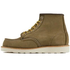Red Wing Moc Toe Boot - Olive Mohave