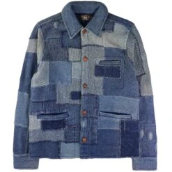 RRL By Ralph Lauren Denim Patch Cardigan - Indigo