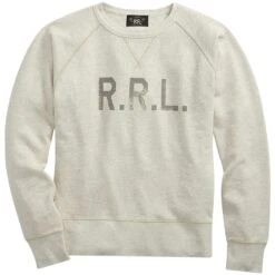 RRL By Ralph Lauren Logo Fleece Pullover - Heather