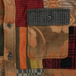 RRL By Ralph Lauren Patchwork Shirt - Multi -Stuarts Fashion Store rrl by ralph lauren patchwork shirt multi p60656 895483 image