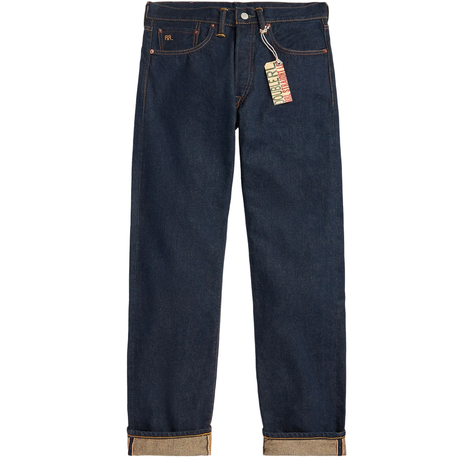RRL By Ralph Lauren Straight Fit Once-Washed Selvedge Jean - Denim 1 RRL By Ralph Lauren Straight Fit Once-Washed Selvedge Jean - Denim