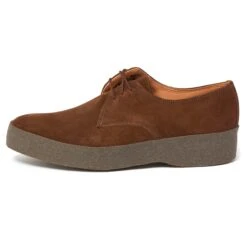 Sanders & Sanders Ltd. Lo Top Suede Shoe - Snuff