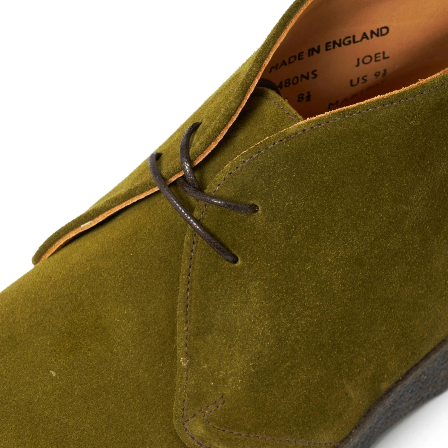Sanders & Sanders Ltd. Suede Hi Top Chukka Boot - Green 6 Sanders & Sanders Ltd. Suede Hi Top Chukka Boot - Green - Image 6