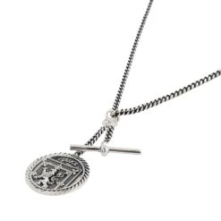 Serge DeNimes Deuce T-Bar Necklace - Silver 5 Serge DeNimes Deuce T-Bar Necklace - Silver -Stuarts Fashion Store serge denimes deuce t bar necklace silver p57237 826508 image