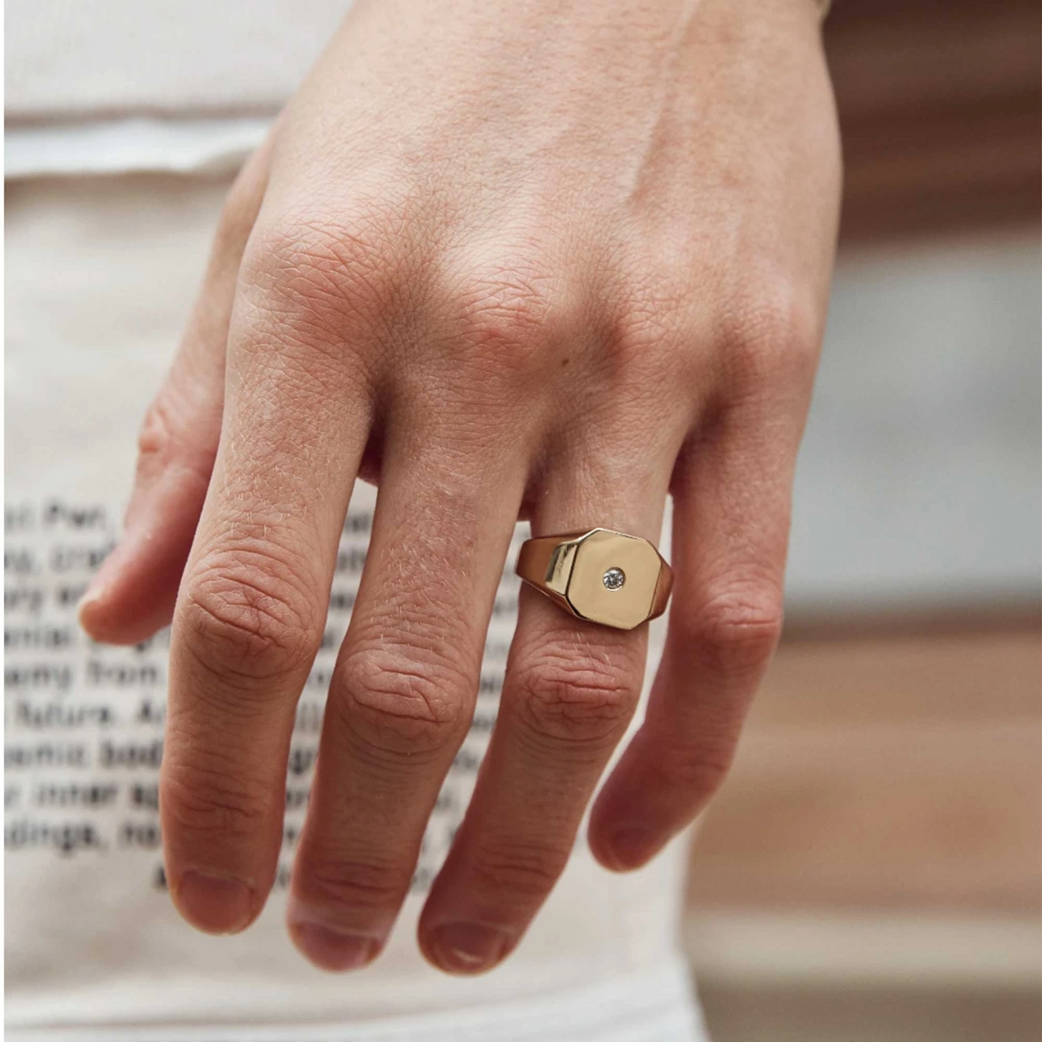 Serge DeNimes Gold Plated Silver Bounty Ring 4 Serge DeNimes Gold Plated Silver Bounty Ring - Image 4