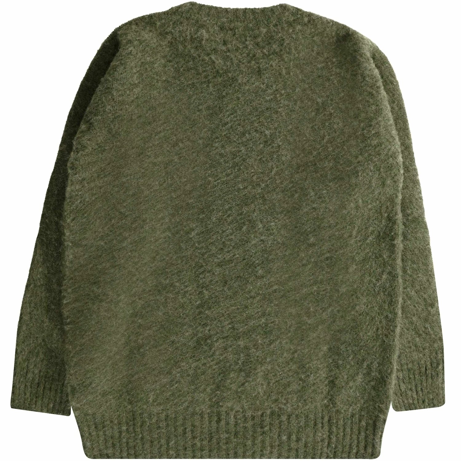 Shetland Woollen Co. Shaggy Crew Knit - Artichoke 3 Shetland Woollen Co. Shaggy Crew Knit - Artichoke - Image 3