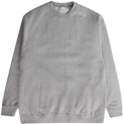Snow Peak Recycled Cotton Crewneck Sweat Shirt - Grey
