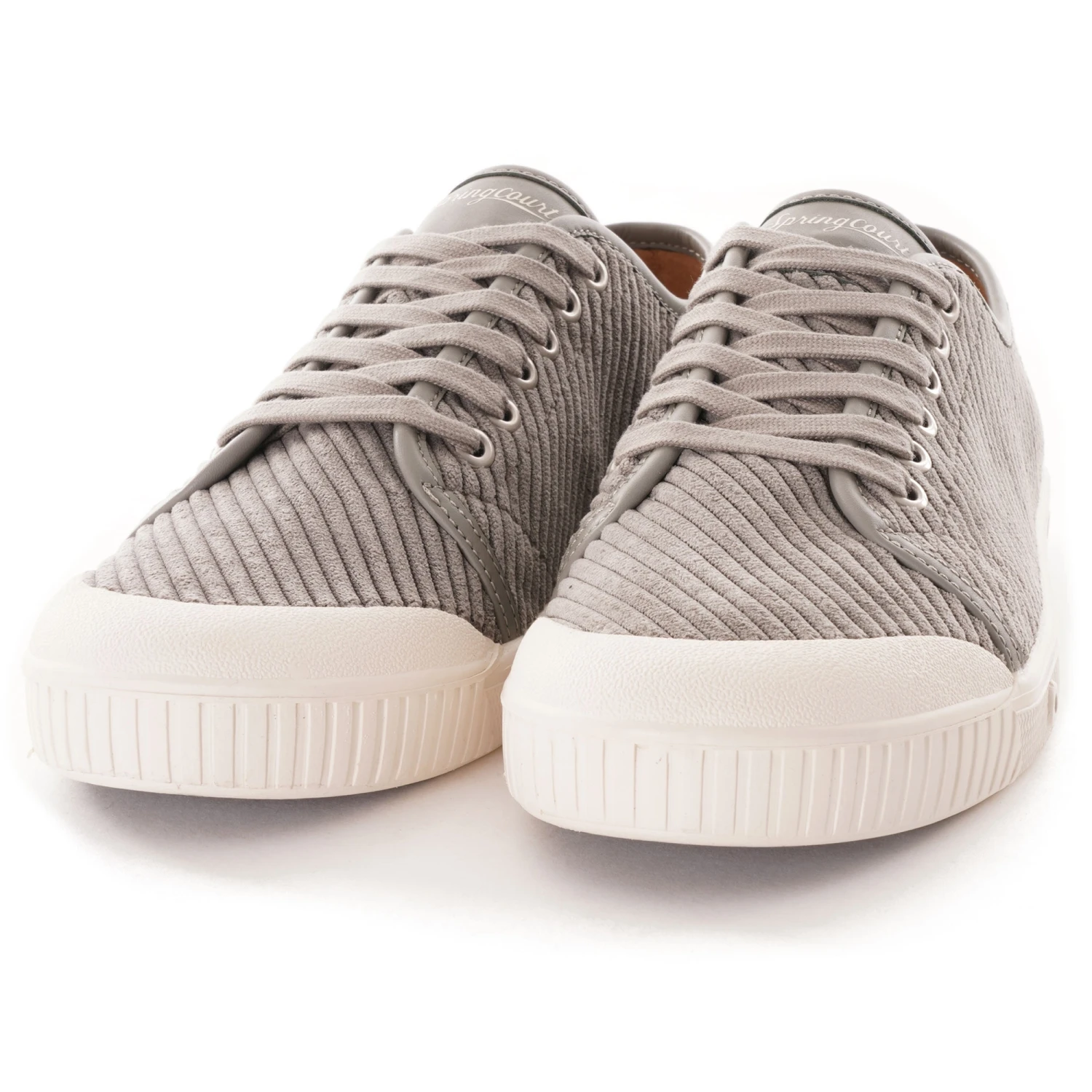 Spring Court G2 Wale Corduroy Leather - Grey 2 Spring Court G2 Wale Corduroy Leather - Grey - Image 2