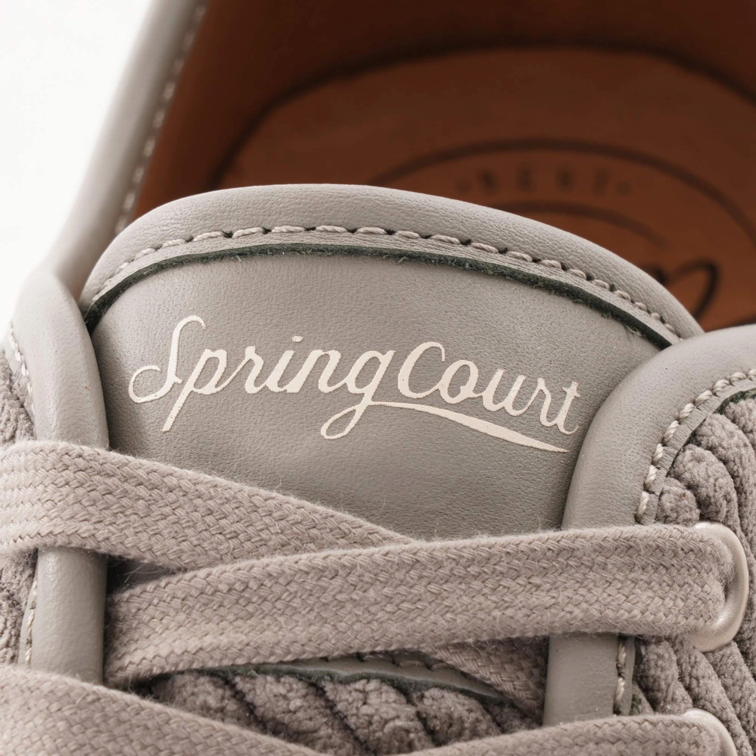 Spring Court G2 Wale Corduroy Leather - Grey 7 Spring Court G2 Wale Corduroy Leather - Grey - Image 7