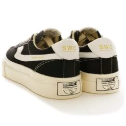 Stepney Workers Club Dellow S-Strike Canvas - Black/White 10 Stepney Workers Club Dellow S-Strike Canvas - Black/White -Stuarts Fashion Store stepney workers club dellow s strike canvas black white p54187 739678 image