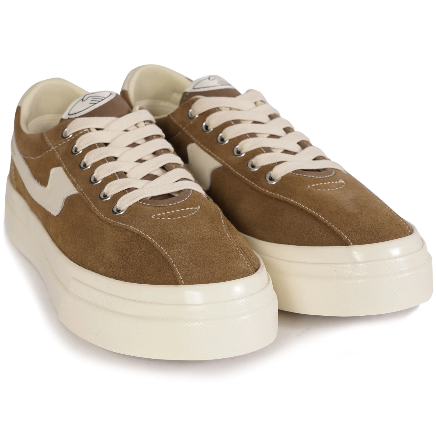 Stepney Workers Club Dellow S-Strike Suede - Bark/Ecru 2 Stepney Workers Club Dellow S-Strike Suede - Bark/Ecru - Image 2