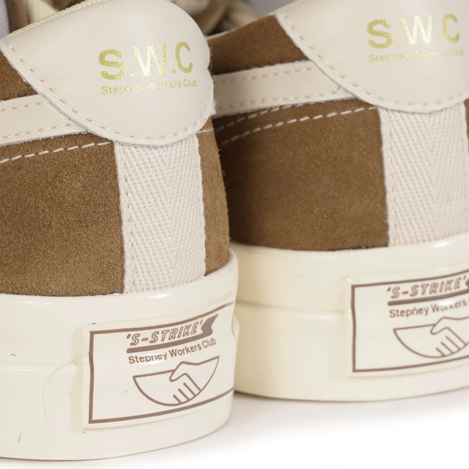 Stepney Workers Club Dellow S-Strike Suede - Bark/Ecru 6 Stepney Workers Club Dellow S-Strike Suede - Bark/Ecru - Image 6