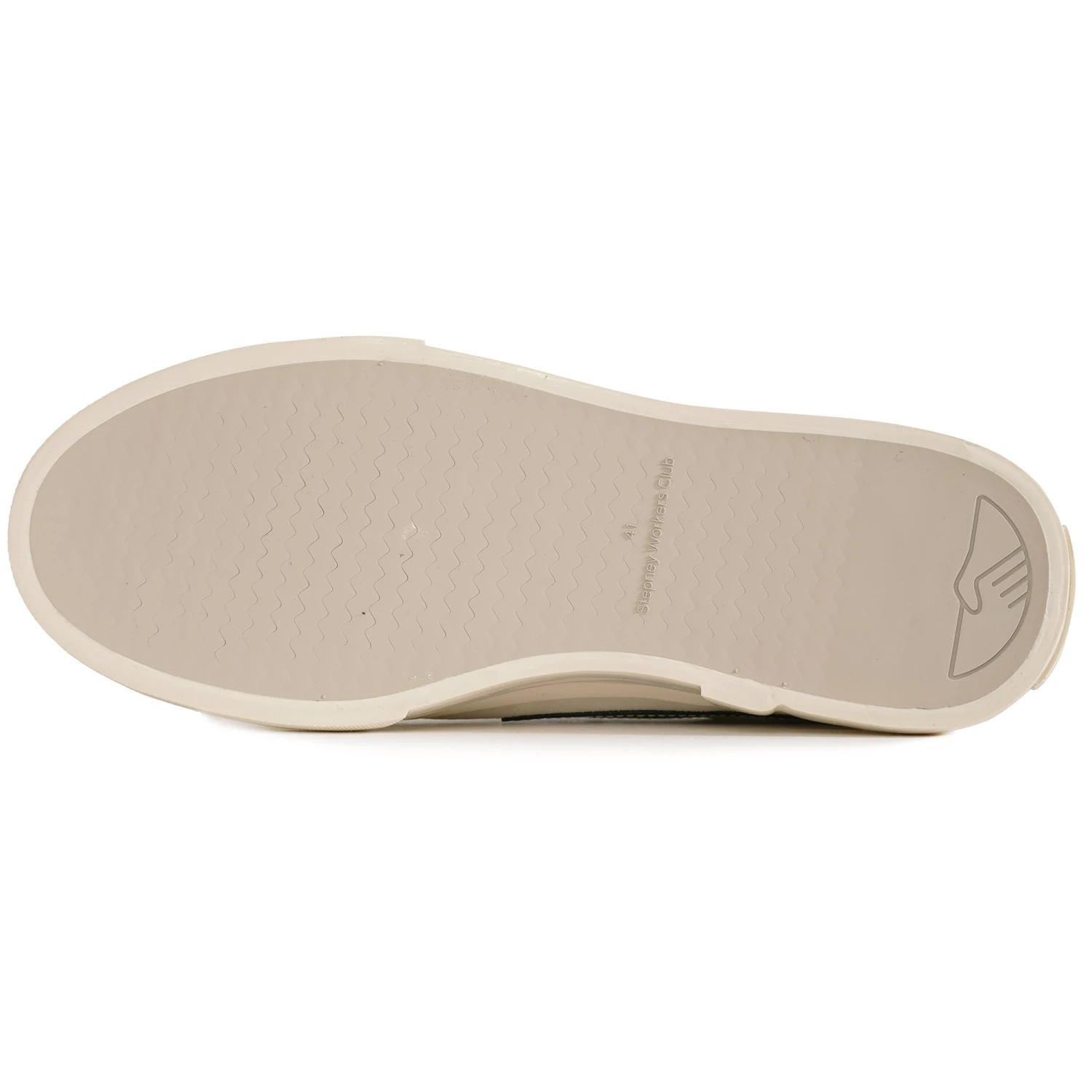 Stepney Workers Club Dellow S-Strike Suede - Ecru/Black 3 Stepney Workers Club Dellow S-Strike Suede - Ecru/Black - Image 3