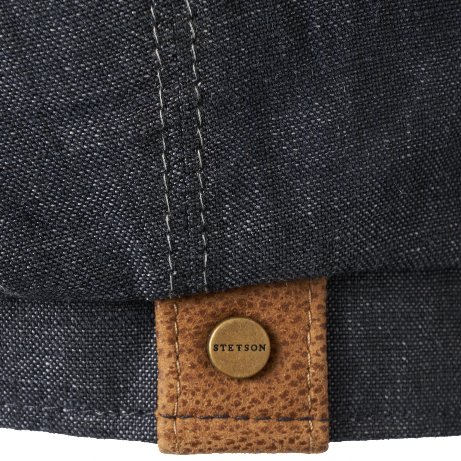 Stetson Hats Hatteras Linen Hat- Dark Blue 4 Stetson Hats Hatteras Linen Hat- Dark Blue - Image 4