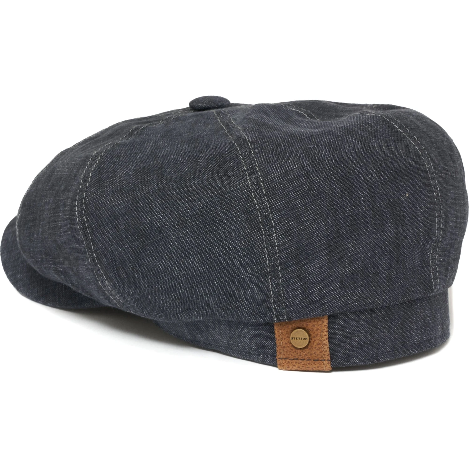 Stetson Hats Hatteras Linen Hat- Dark Blue 5 Stetson Hats Hatteras Linen Hat- Dark Blue - Image 5